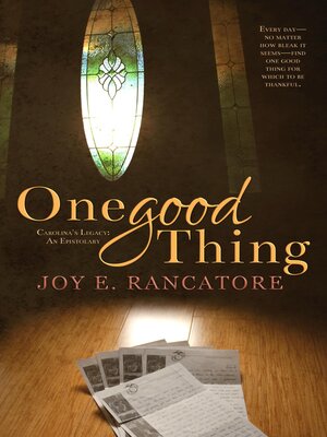 cover image of One Good Thing